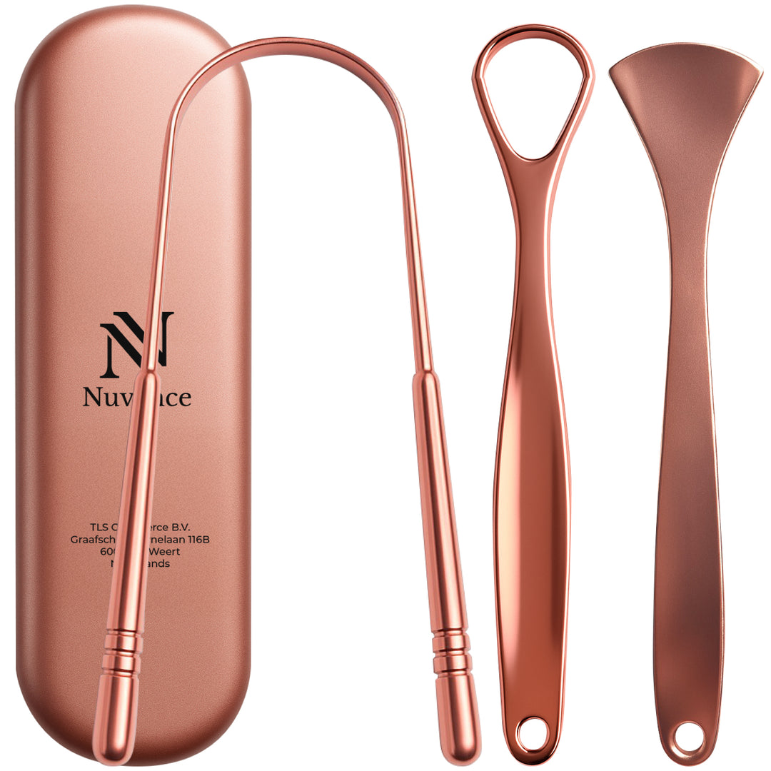 Tongschraper Set - 3 delig Silver