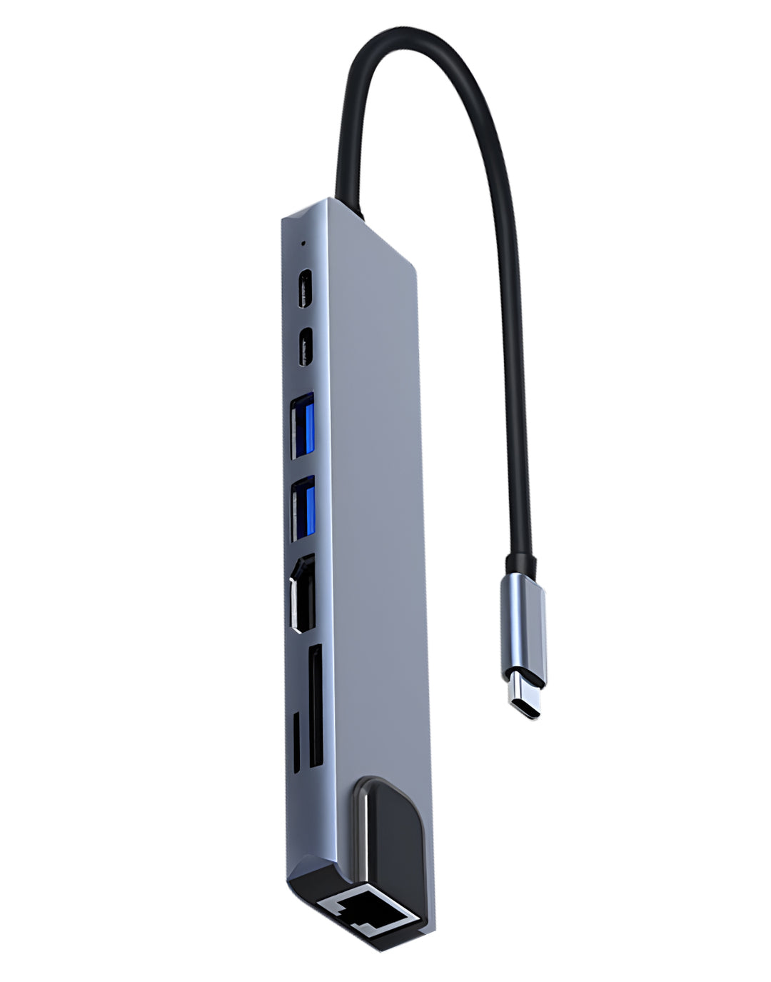 USB C HUB Ethernet 3.0 - 8 Poorten