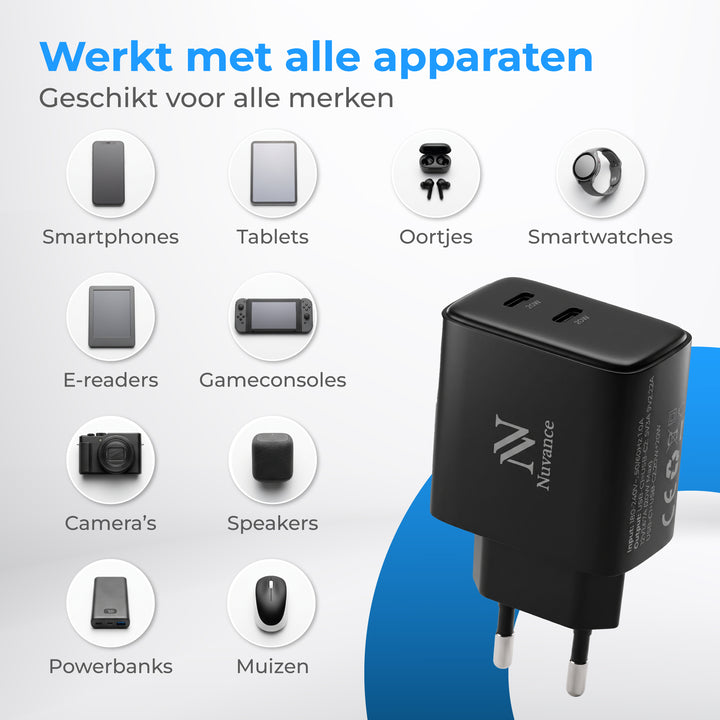 USB C Adapter Zwart