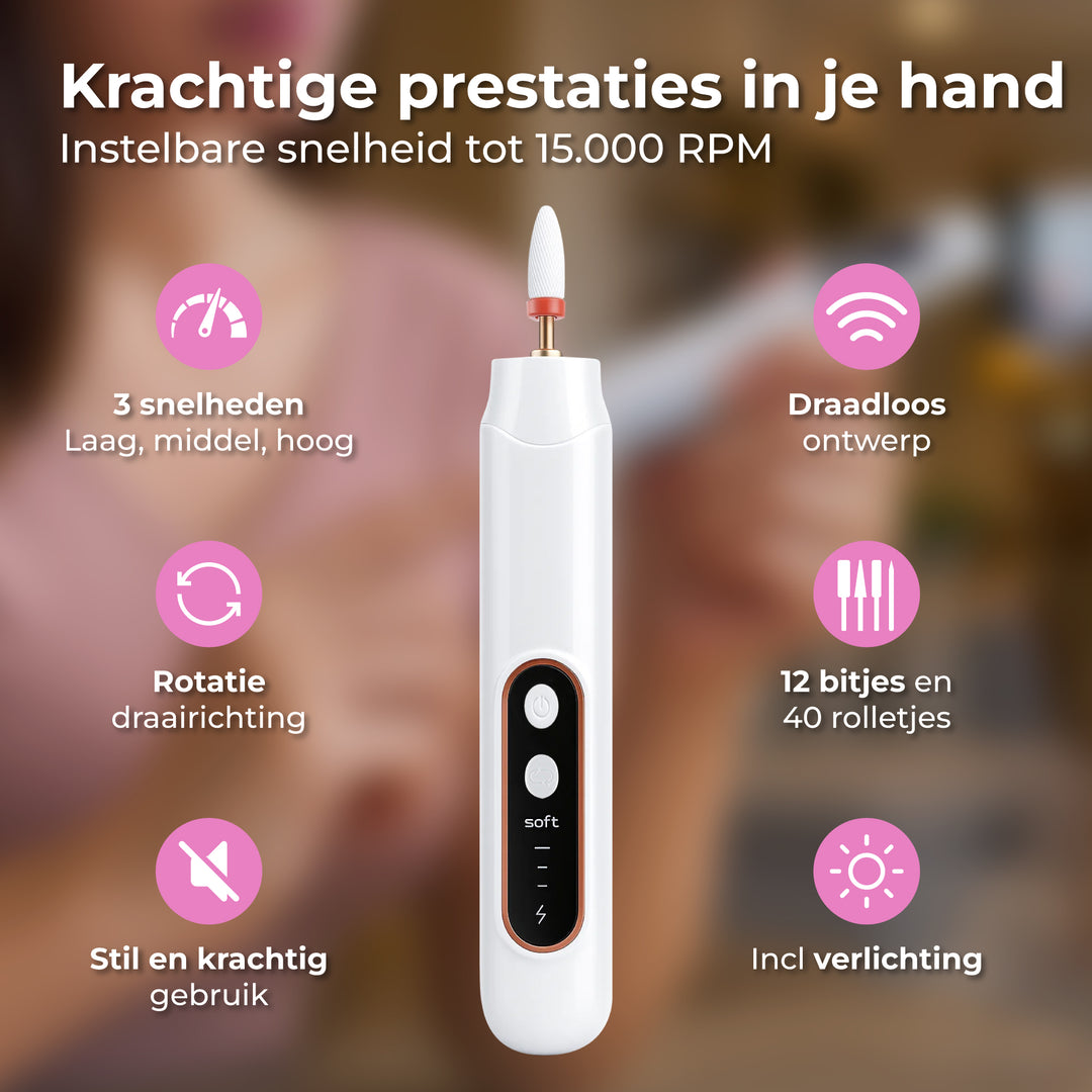 Electrische Nagelvijl Set