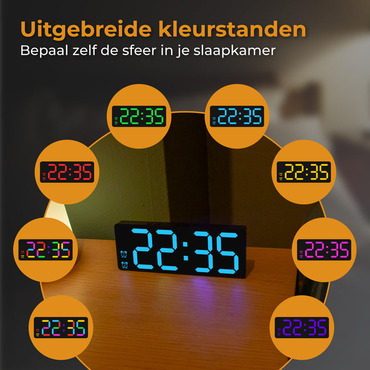 Digitale Wekker RGB Display