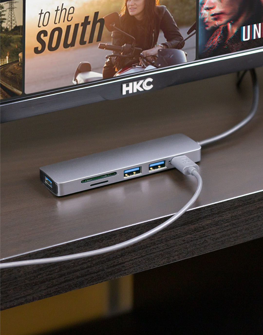 USB C Hub - 5 Poorten