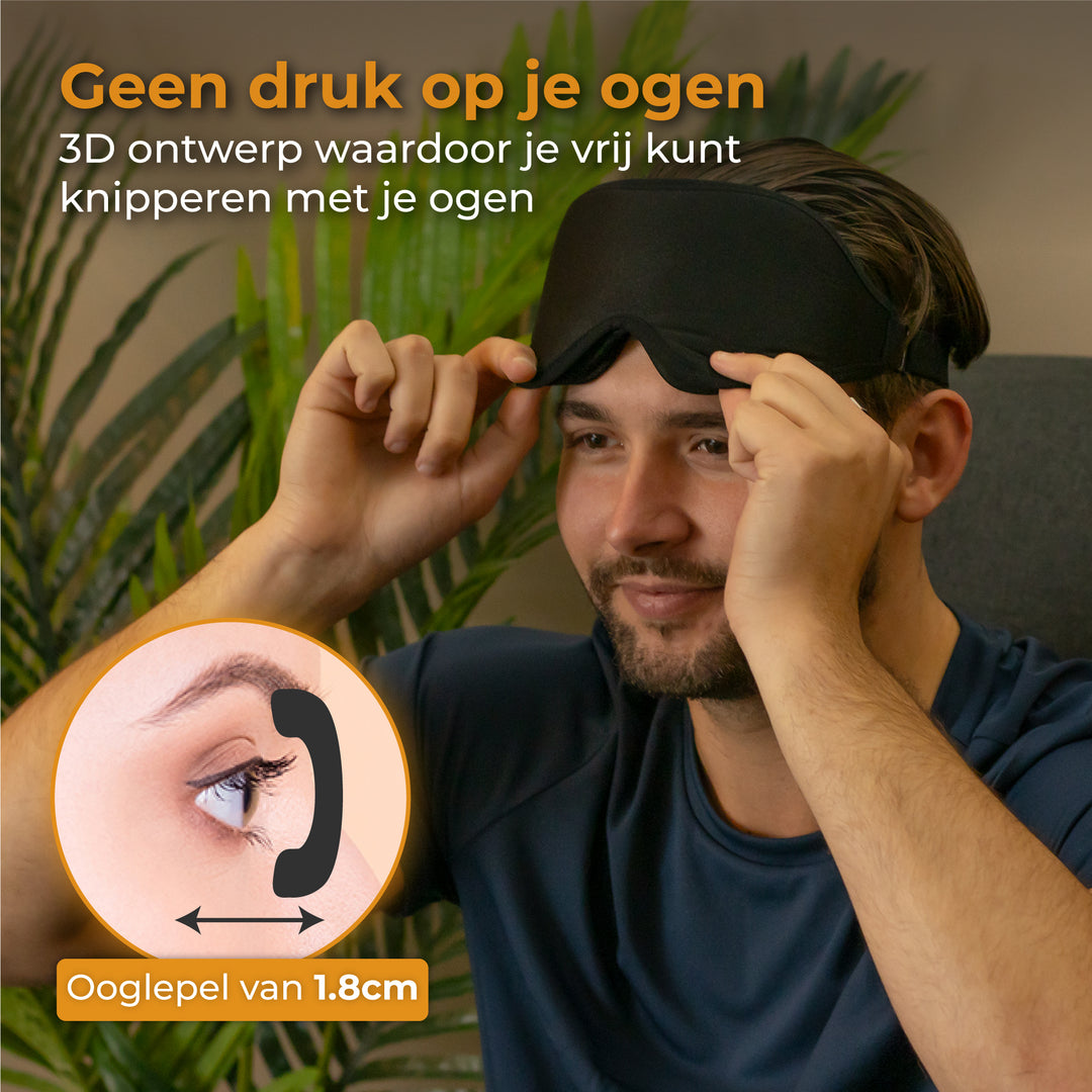 Tribe & Co Verstelbaar Slaapmasker Slaapmaskers 100% Verduisterend Tribe & Co Verstelbaar Slaapmasker Slaapmaskers 100% Verduisterend