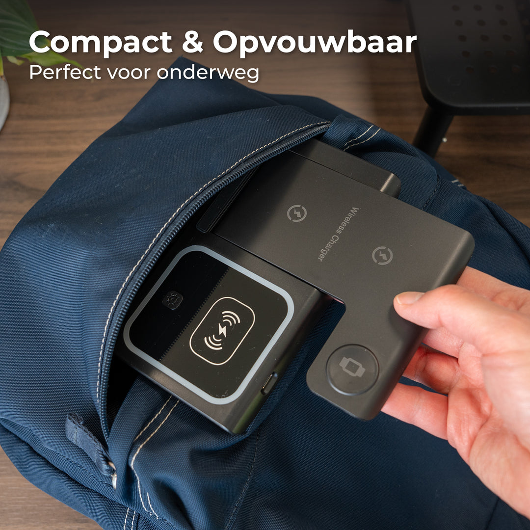 3-in-1 Draadloos Oplaadstation