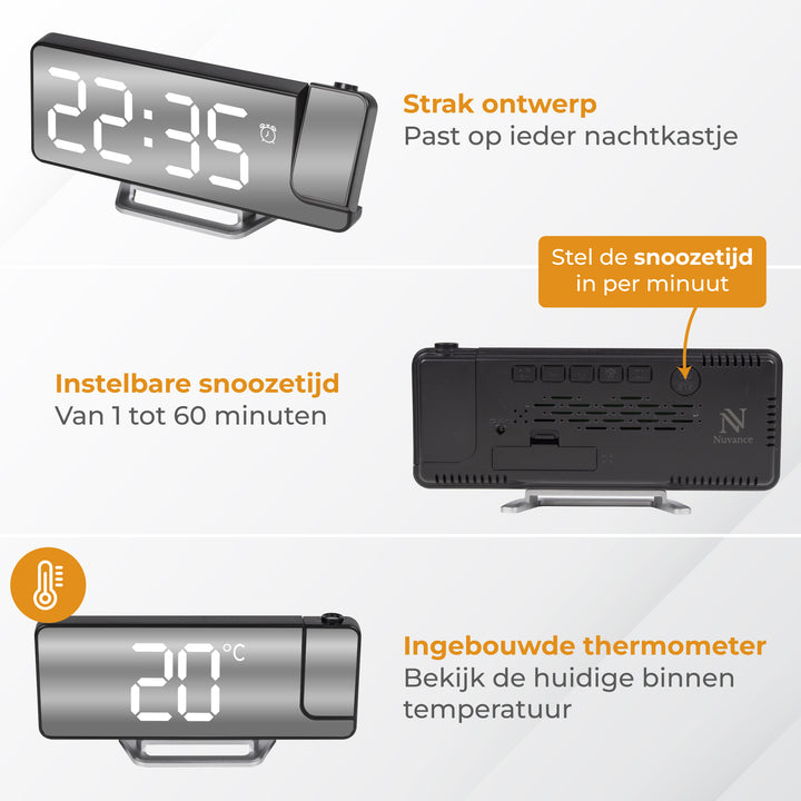 Digitale Wekker met Projectie
