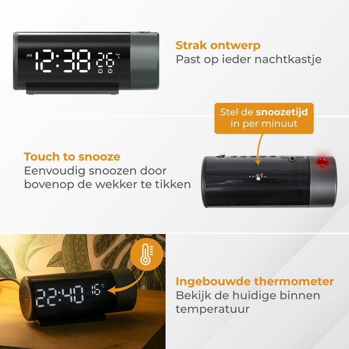 Digitale Wekker - met Projectie