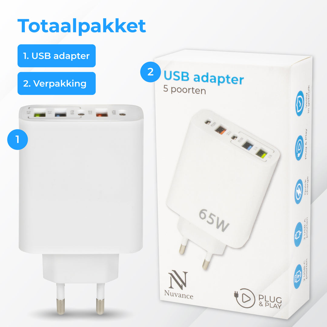 USB Adapter - 5 in 1