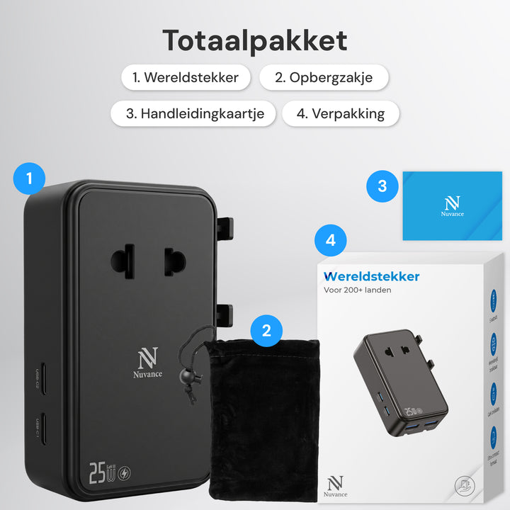 Wereldstekker  200+ landen