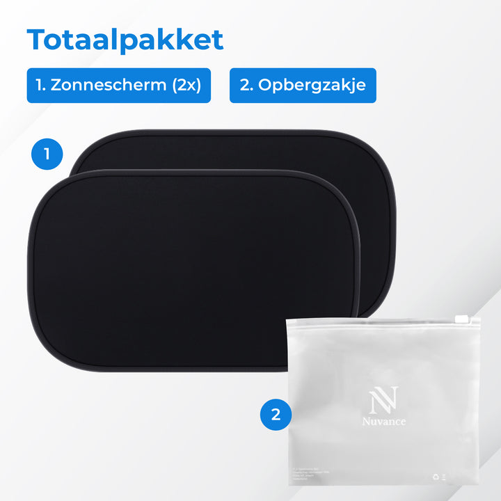 Zonnescherm voor Auto - 2 Stuks