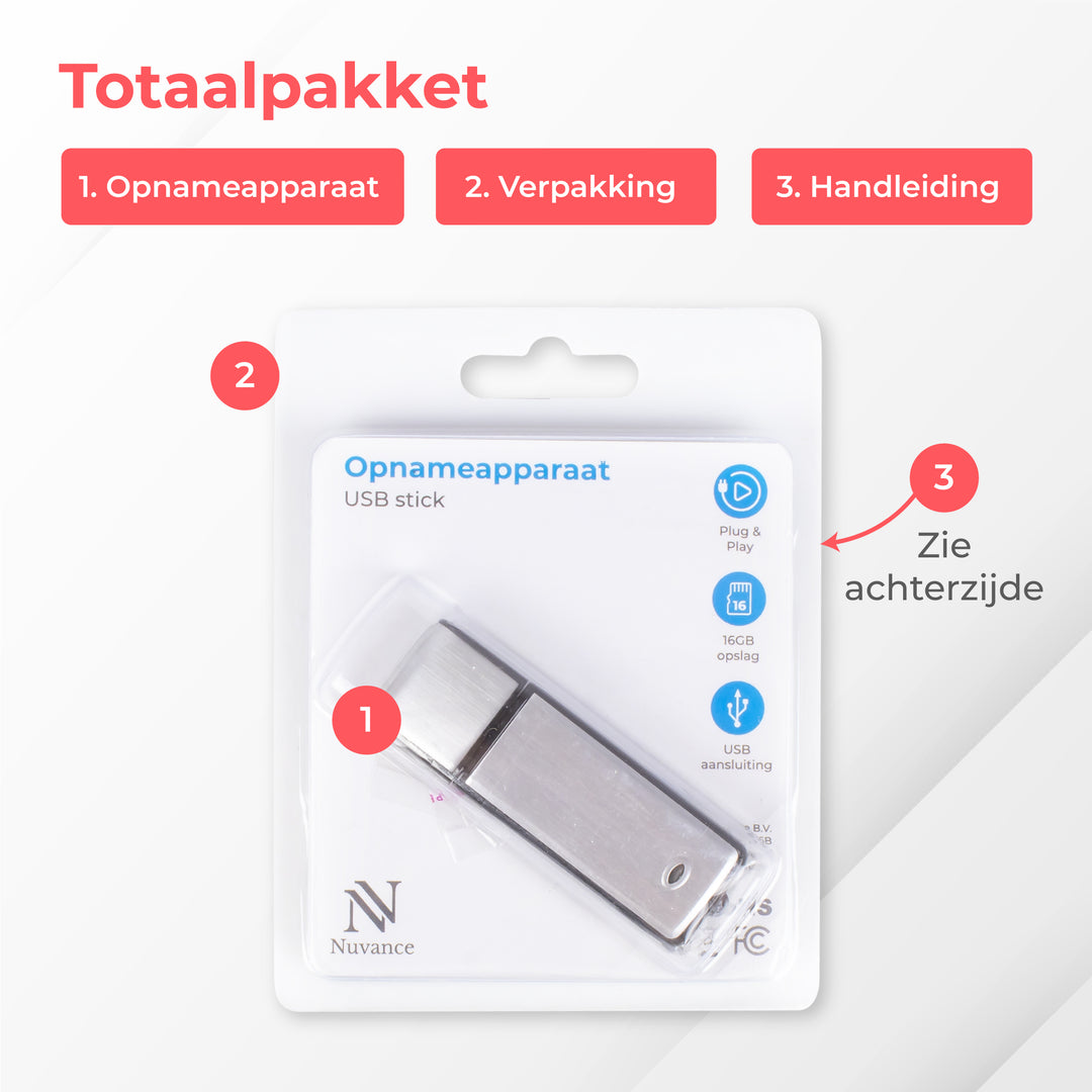 USB Stick Afluisterapparaat