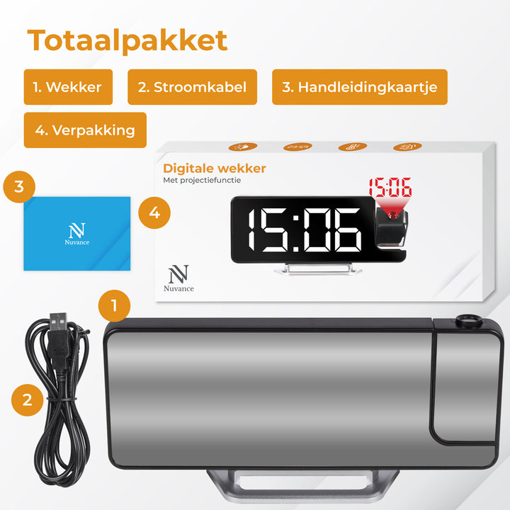 Digitale Wekker met Projectie