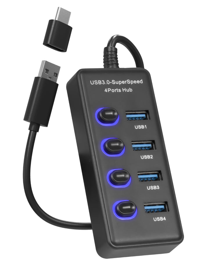 USB HUB 3.0 - 4 Poorten