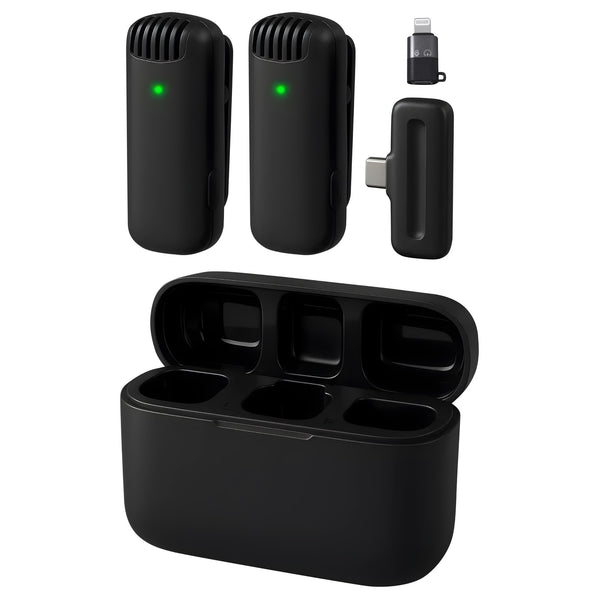 Draadloze Microfoon Set - met Oplaadcase