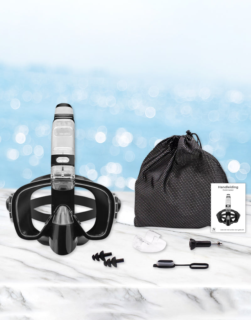 totaalpakket van snorkelmasker 