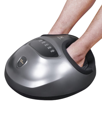 voetmassage apparaat in gebruik